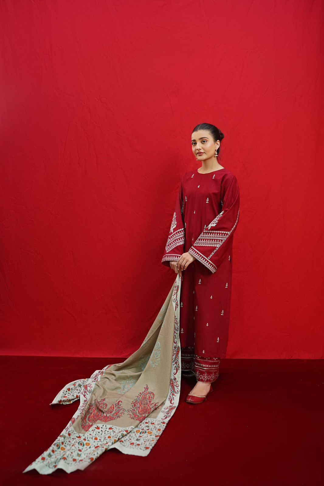 Asline Heavy 3pc Emboidery